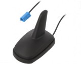 Antena SHARK AM FM Opel GM neagra 12VDC RG174, 4Carmedia