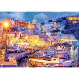 Puzzle 1000 piese - Insula Procida pe timpul noptii | Trefl
