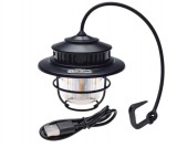 Lampa camping Retro, culoare negru, incarcare USB, agatatoare carlig Cod:AA25476B