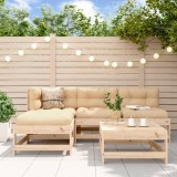 vidaXL Set mobilier relaxare de grădină 5 piese lemn masiv de pin