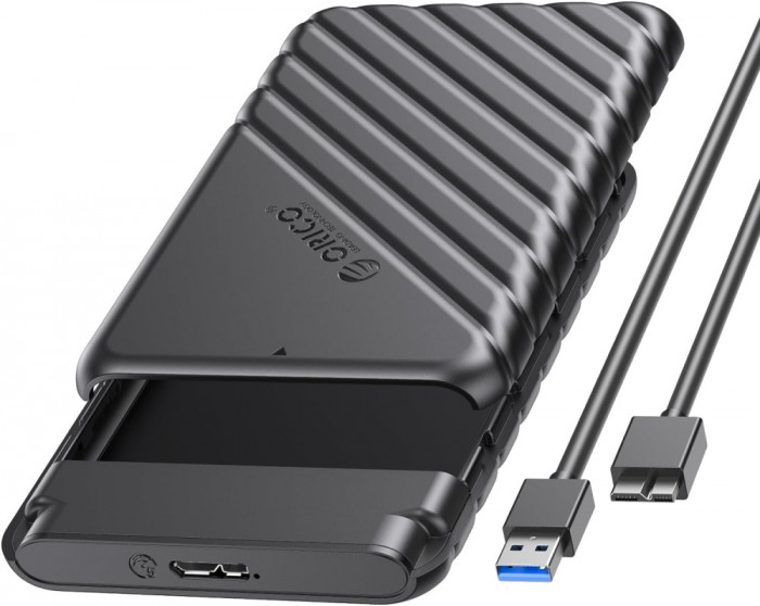 Carcasă de hard disk ORICO 2.5 inch USB 3.0 la SATA III pentru 7 mm și 9.5mm SAT