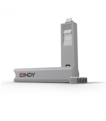Lindy 4xUSB C Port Blocker (w key), alb foto