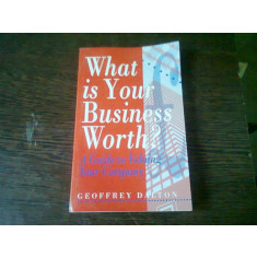 What is your business worth? - Geoffrey Dalton (Care este valoarea afacerii tale?)