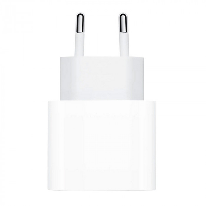 Incarcator retea Apple, 20 W, USB Type C, Fast Charger, Alb