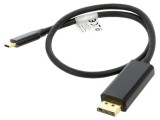 Adaptor DisplayPort 1.2 USB 3.2 0,5m negru