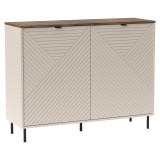 Cumpara ieftin Comoda DTD casmir stejar castello Eyco 123,4x40x95,4 cm