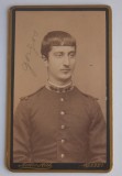 CDV Atelier Romania Nestor Heck Jassy Iassy Iasi barbat in uniforma - militar