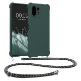 Husa Kwmobile pentru Xiaomi Mi 11 Lite 5G/11 Lite 5G NE, Silicon, Verde, 55902.169