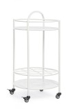 Carucior servire din fier alb Burton &Oslash; 45 cm x 81 h