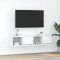 vidaXL Dulapuri TV 2 buc Alb 60x31x25,5 cm Lemn prelucrat 861437