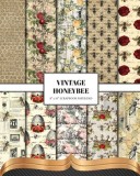 Vintage Honey Bee Scrapbook Paper: Double Sided Craft Paper For Card Making, Junk Journals &amp; DIY Projects