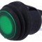 Comutator rocker DPST 2 poziții ON-OFF 10A 250VAC verde cu lampă neon IP65 SCI