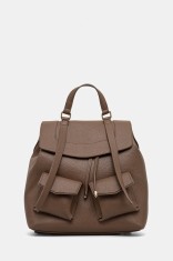 Medicine rucsac femei, culoarea maro, mare, neted