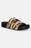 Steve Madden papuci On Deck femei, culoarea bej, SM11003795