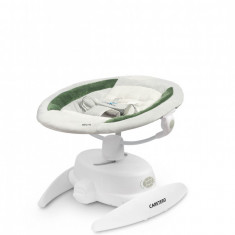 Leagan electric rotativ 360 cu inclinare reglabila, senzor de miscare si telecomanda Caretero Opti verde