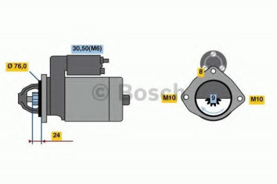 Starter BMW Seria 5 Touring (E39) (1997 - 2004) BOSCH 0 986 022 710 foto