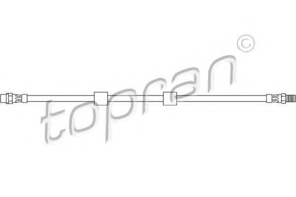 Conducta / cablu frana BMW Seria 5 (E39) (1995 - 2003) TOPRAN 500 197
