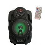 Boxa Activa Cu Statie Tip Troller Wow Style cu Bluetooth , Radio FM , USB , Card , Telecomanda