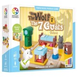 Joc logic Smart Games The Wolf &amp;amp; The 7 Goats Deluxe, cu 48 de provocari, editie internationala