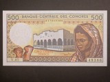 500 Franci 1986 Comores UNC