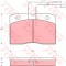 Set placute frana,frana disc RENAULT MASTER I bus (T) (1980 - 1998) TRW GDB343