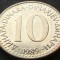 Moneda 10 DINARI / DINARA - RSF YUGOSLAVIA, anul 1985 *cod 1535 A