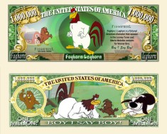 !!! SUA = FANTASY NOTE (TJ6) = DESENE ANIMATE : FOGHORN LEGHORN - 2016 - UNC