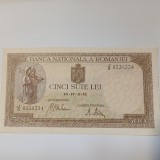 Bancnota cinci sute lei 1941 UNC