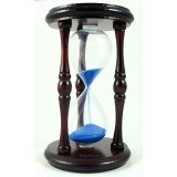 Cumpara ieftin Clepsidra Lemn Clasic Nisip Albastru Mov Birou Decor Cadou