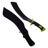 Maceta de vanatoare IdeallStore&reg;, Hunter&#039;s Pride, 49 cm, otel inoxidabil, neagra, teaca inclusa