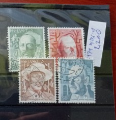 TS21 - Timbre serie - Elvetia - Helvetia 1979 Mi1146-49