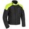 Geaca textila impermeabila Oxford Spartan, versiune scurta, culoare negru/fluo,... Cod Produs: MX_NEW SM2102022XLOX