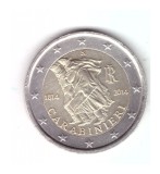 Moneda 2 Euro Italia 2014 Carabinieri, Stare Buna, Numismatica