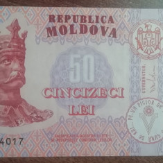 M1 - Bancnota foarte veche - Moldova - 50 leI - 2015
