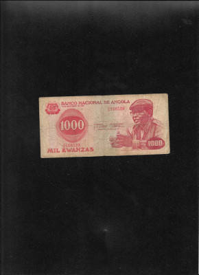 Angola 1000 1.000 kwanzas 1975 seria166520 foto