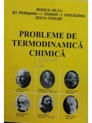 Rodica Vilcu - Probleme de termodinamica chimica (editia 1998) foto