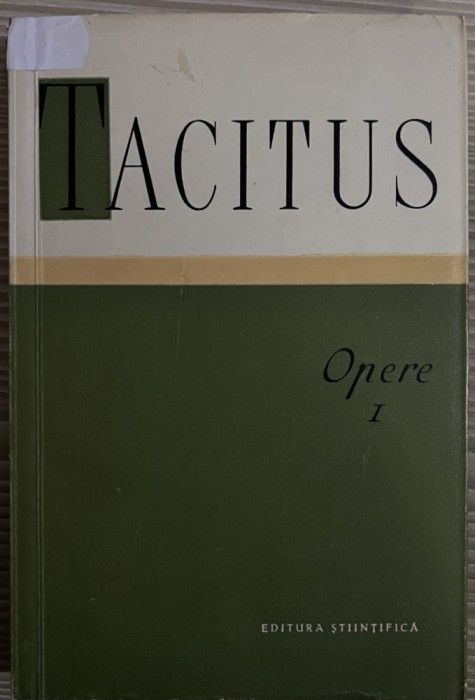 Tacitus Opere vol 1