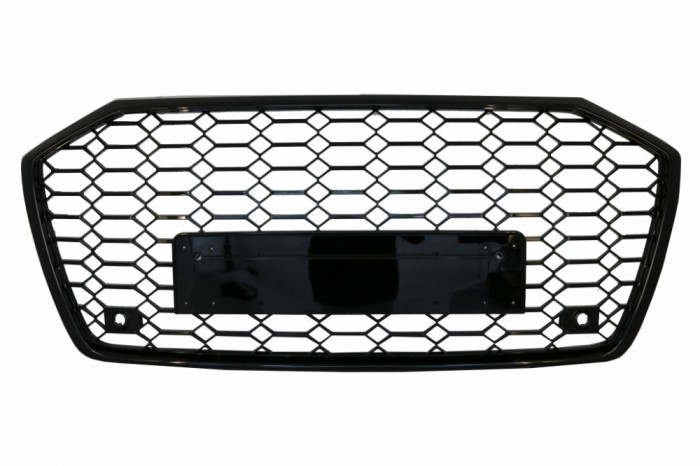 Grila Bara Fata Audi A6 C8 4K (2018-up) RS6 Design Negru Lucios Performance AutoTuning