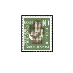 Germania 1956 - Congresul Catolic, neuzata