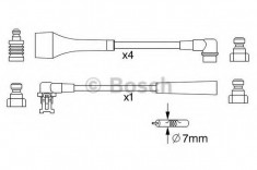 Set fise bujii RENAULT TRAFIC I bus (TXW) (1989 - 2001) BOSCH 0 986 357 254 foto