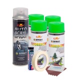 Cumpara ieftin Kit complet reparatie si vopsire jante culoare Verde Fluorescent, V4, AVEX