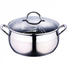 Oala din inox cu capac Gourmet Bergner BG6565 8L foto