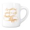 Cana alba personalizata &quot;Legendele sunt nascute in zodia Leu&quot;, INOVATIX&reg;. 330ml