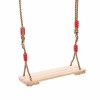 Leagan Mercaton cu Sfoara, pentru Copii, din Lemn, Dreptunghiular, Greutate Max 150 kg, + 3 Ani, 40 x 16.2 x 1.2 cm, Maro