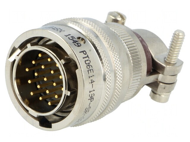Mufă Conector Circular pe Cablu PT/451 PIN 19 Aurit