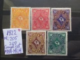 1922-Complet set-MNH+MLH-Perfect, Nestampilat