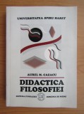 Aurel M. Cazacu DIDACTICA FILOSOFIEI