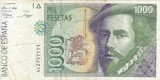 SPANIA 1.000 pesetas 1992 VF!!!