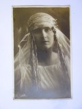 Rară! Carte poștală foto portret Julietta cu Principesa Elisabeta a Rom&acirc;niei viitoarea regină a Greciei,circulată 1921