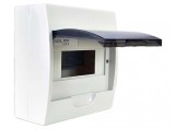 Cumpara ieftin Tablou de sigurante IP40, 1 rand, 8 module, Cutie de distributie mica - RESIGILAT